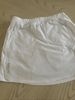 RLX Ralph Lauren White Athletic Mini Skort